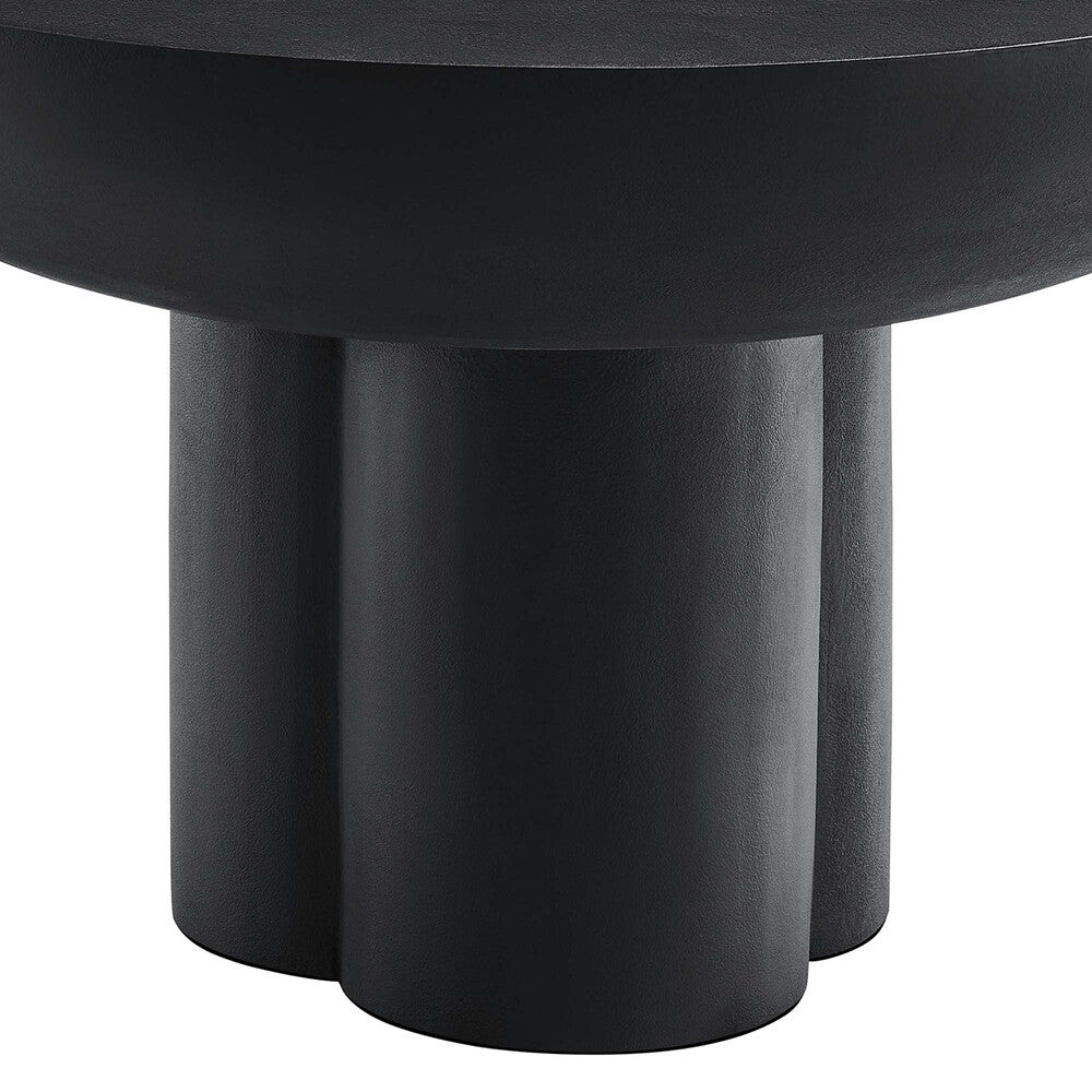 EEI-6760 Caspian Round Concrete Coffee Table by Modway