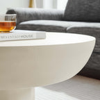 EEI-6760 Caspian Round Concrete Coffee Table by Modway