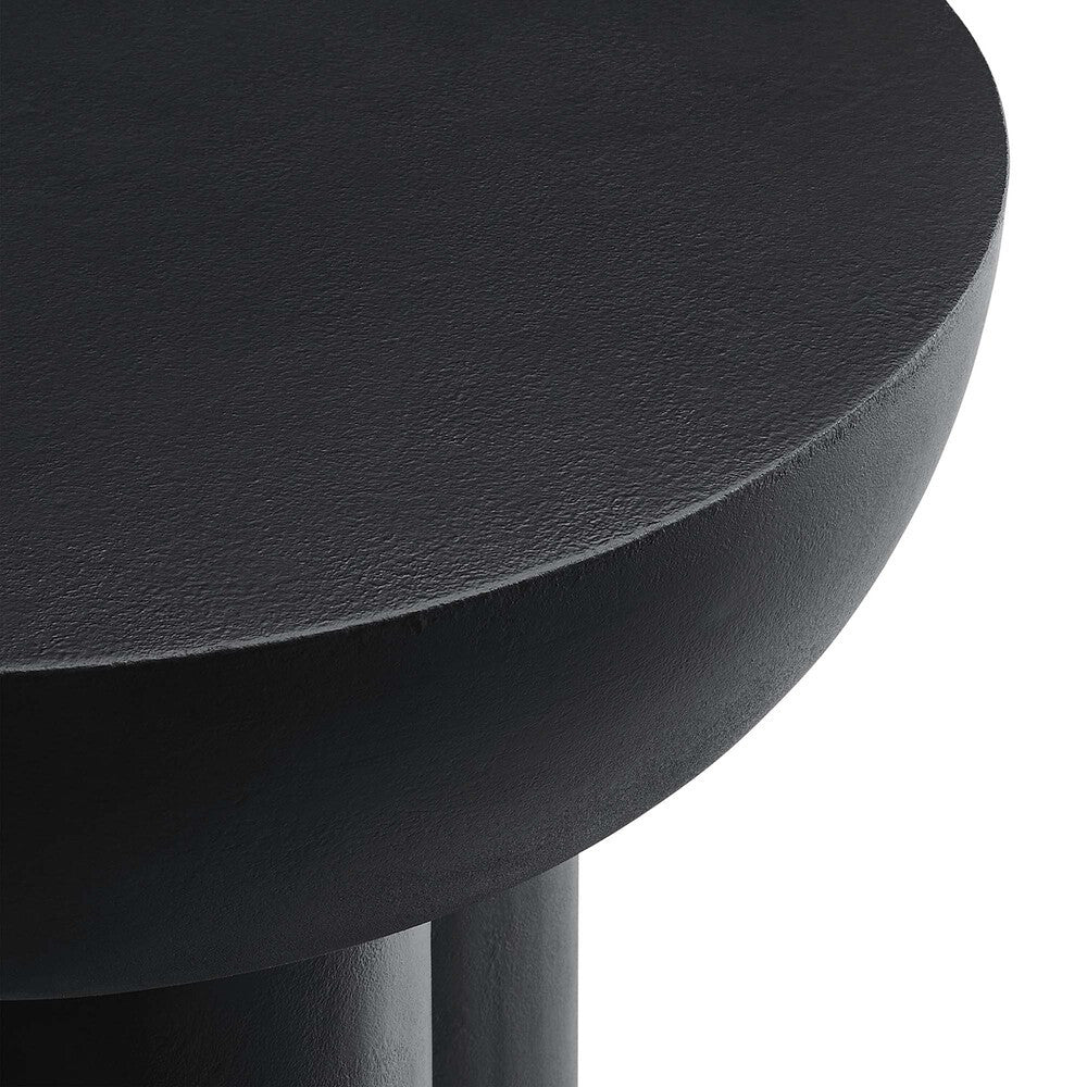 EEI-6761 Caspian Round Concrete Side Table by Modway