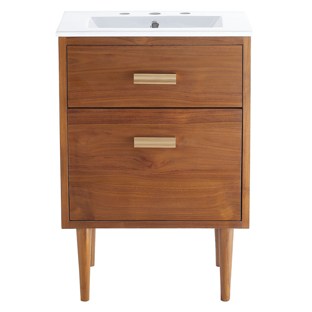 EEI-5108-NAT-WHI Cassia 24" Bathroom Vanity by Modway