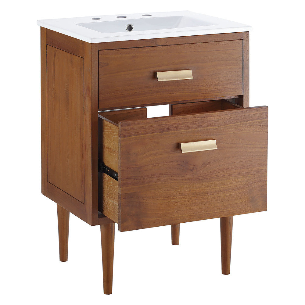 EEI-5108-NAT-WHI Cassia 24" Bathroom Vanity by Modway