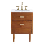EEI-5108-NAT-WHI Cassia 24" Bathroom Vanity by Modway