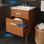 EEI-5108-NAT-WHI Cassia 24" Bathroom Vanity by Modway