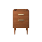 EEI-5082-NAT Cassia 24" Teak Wood Bathroom Vanity Cabinet (Sink Basin Not Included) by Modway