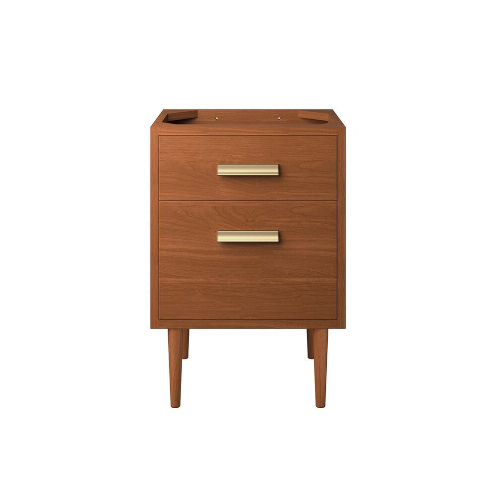 EEI-5082-NAT Cassia 24" Teak Wood Bathroom Vanity Cabinet (Sink Basin Not Included) by Modway