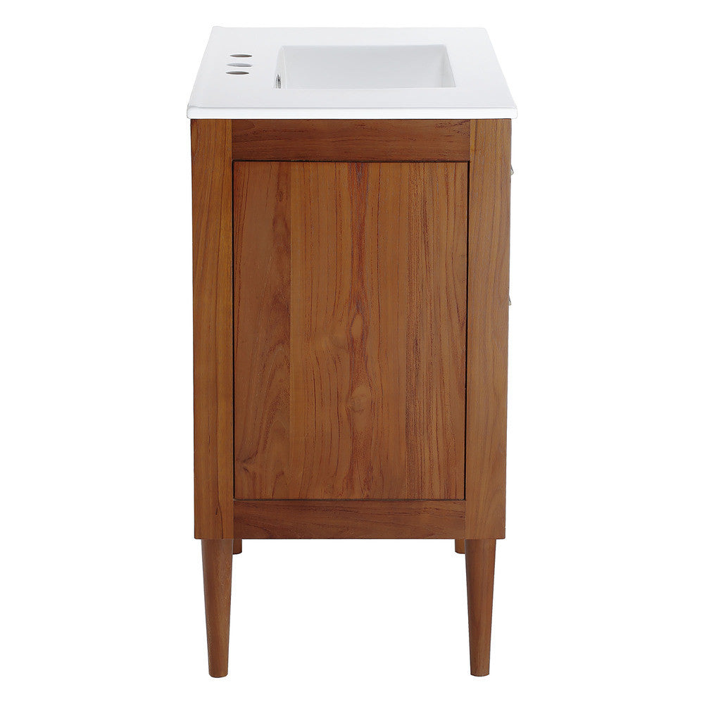 EEI-5109-NAT-WHI Cassia 36" Bathroom Vanity by Modway