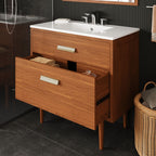 EEI-5109-NAT-WHI Cassia 36" Bathroom Vanity by Modway