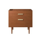 EEI-5083-NAT Cassia 36" Teak Wood Bathroom Vanity Cabinet (Sink Basin Not Included) by Modway