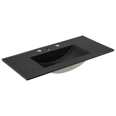 Modway EEI-5071-BLK Cayman 36" Bathroom Sink Black