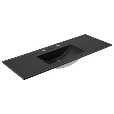 Modway EEI-5072-BLK Cayman 48" Single Basin Bathroom Sink Black