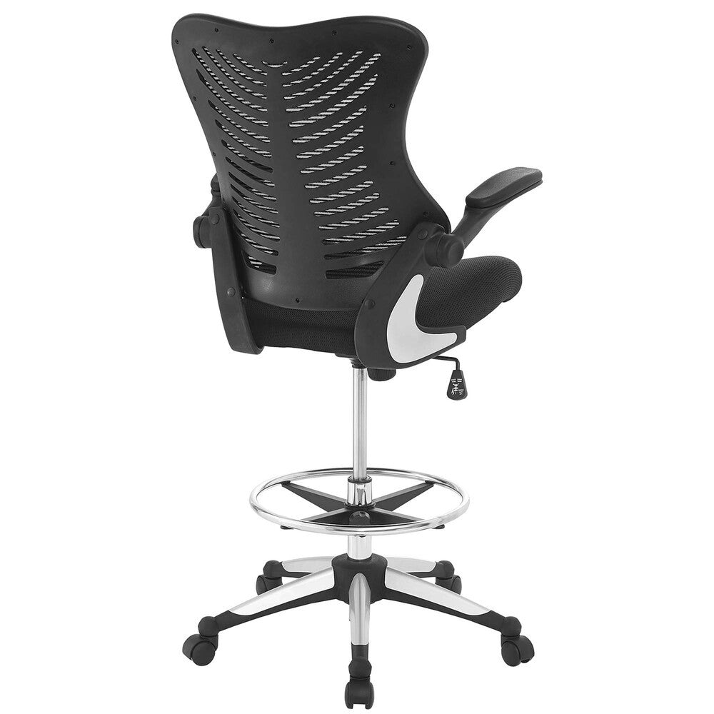 EEI-2286-BLK Charge Drafting Chair by Modway