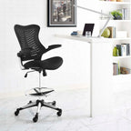 EEI-2286-BLK Charge Drafting Chair by Modway