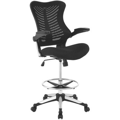Modway EEI-2286-BLK Charge Drafting Chair Black