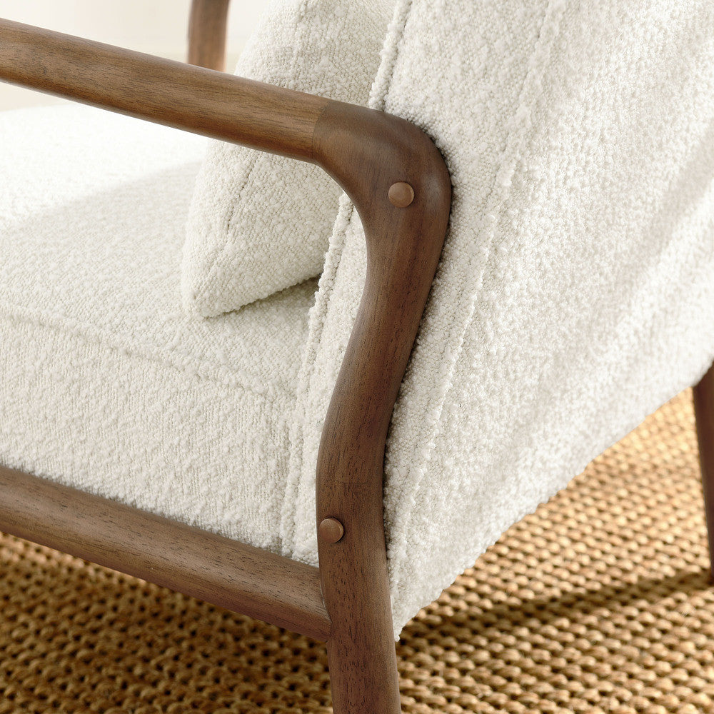 Modway Charlie Boucle Upholstered Armchair by Modway-EEI-6909-IVO