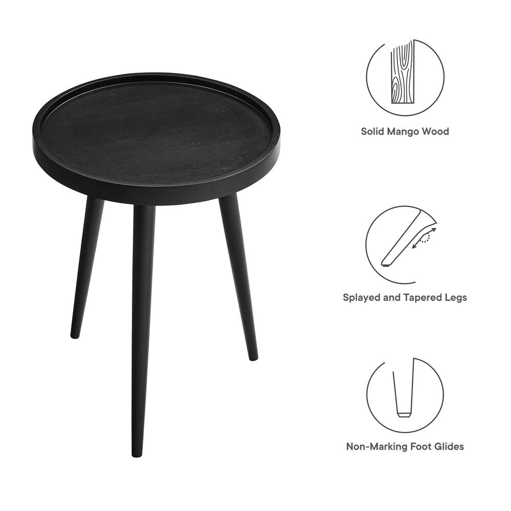 EEI-6830 Chiro Round Wood Side Table by Modway