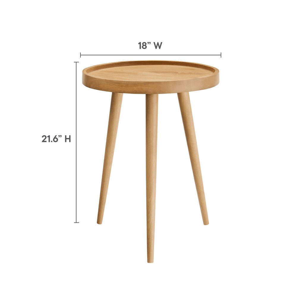 EEI-6830 Chiro Round Wood Side Table by Modway