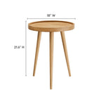 EEI-6830 Chiro Round Wood Side Table by Modway