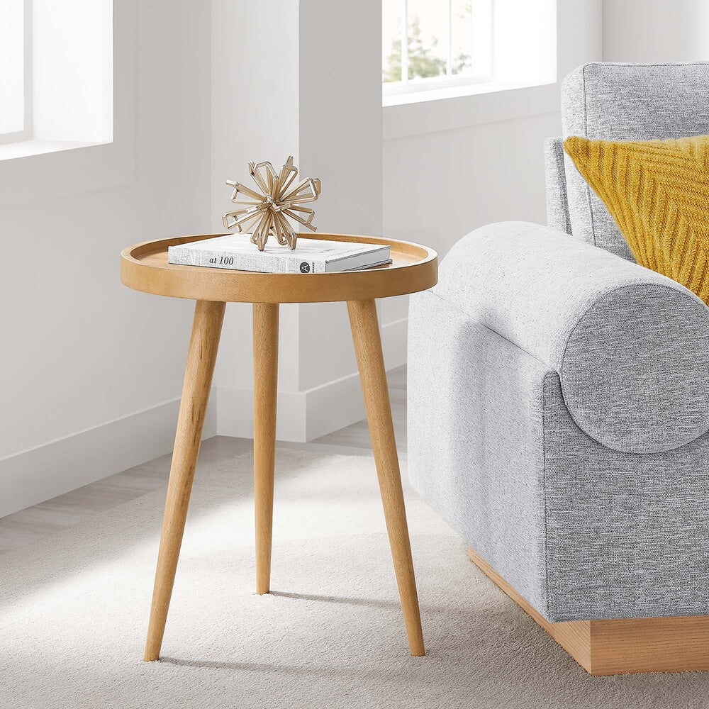 EEI-6830 Chiro Round Wood Side Table by Modway