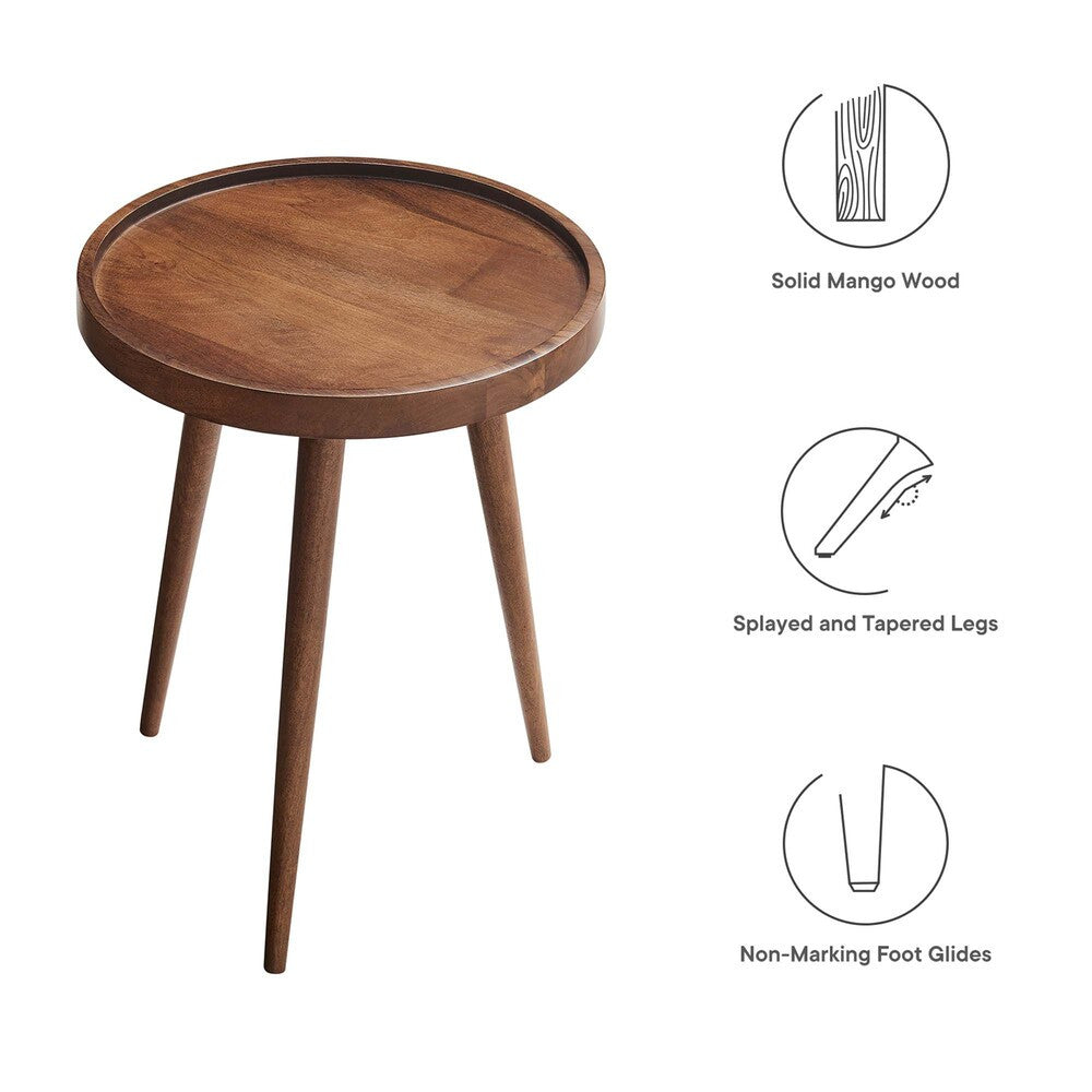 EEI-6830 Chiro Round Wood Side Table by Modway