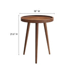 EEI-6830 Chiro Round Wood Side Table by Modway