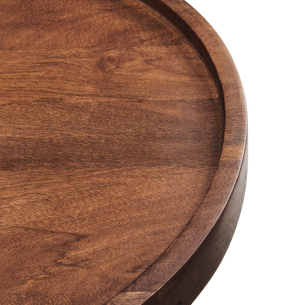 EEI-6830 Chiro Round Wood Side Table by Modway