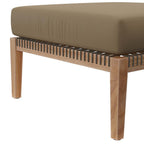 EEI-6121 Clearwater 4-Piece Outdoor Patio Teak Wood Sectional Sofa by Modway