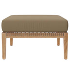 EEI-6121 Clearwater 4-Piece Outdoor Patio Teak Wood Sectional Sofa by Modway