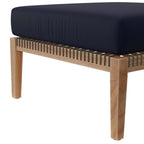 EEI-6122 Clearwater 6-Piece Outdoor Patio Teak Wood Sectional Sofa by Modway