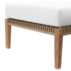 EEI-6122 Clearwater 6-Piece Outdoor Patio Teak Wood Sectional Sofa by Modway