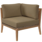 EEI-5855 Clearwater Outdoor Patio Teak Wood Corner Chair by Modway
