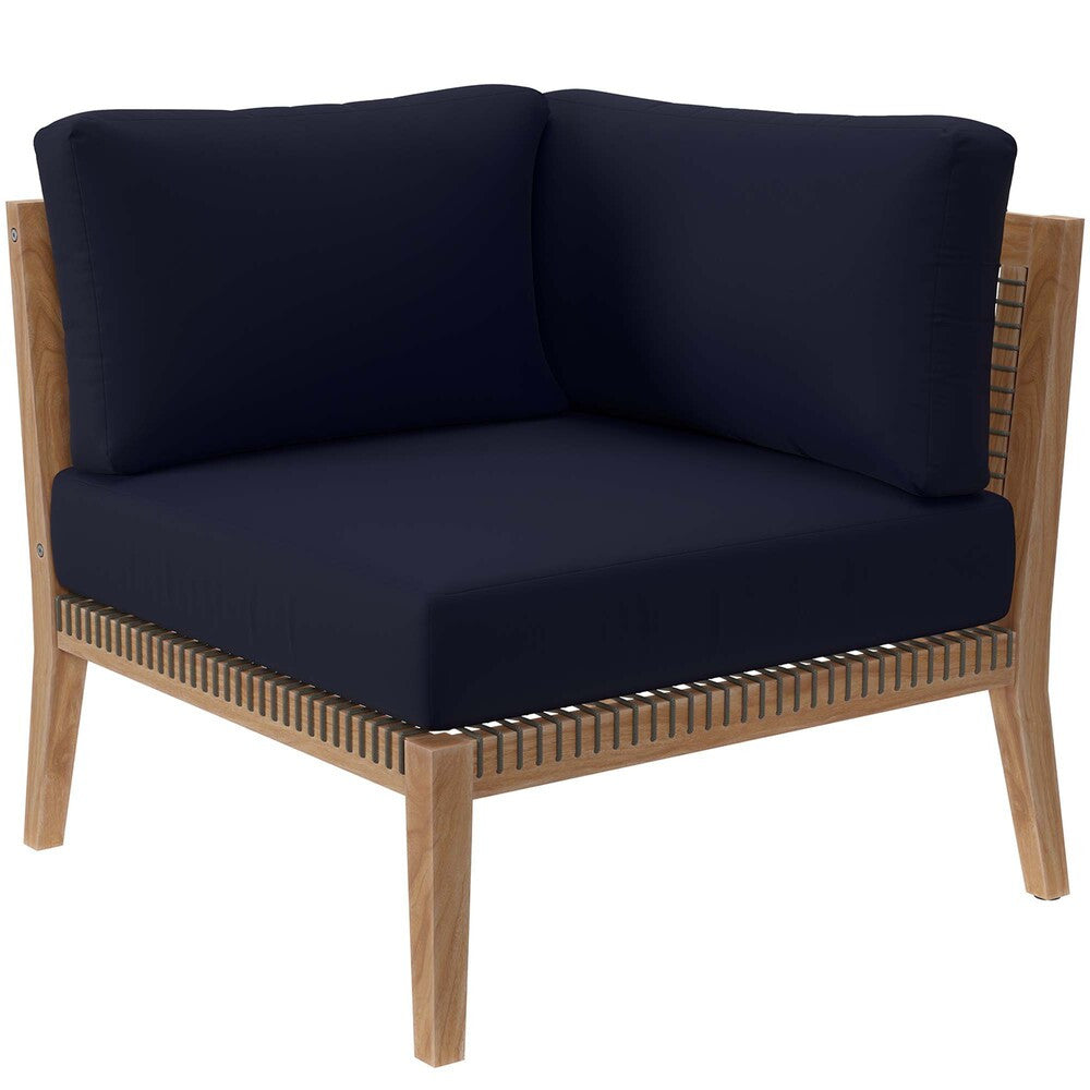 EEI-5855 Clearwater Outdoor Patio Teak Wood Corner Chair by Modway