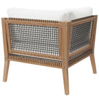 EEI-5855 Clearwater Outdoor Patio Teak Wood Corner Chair by Modway