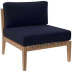 EEI-6120 Clearwater Outdoor Patio Teak Wood Sofa by Modway