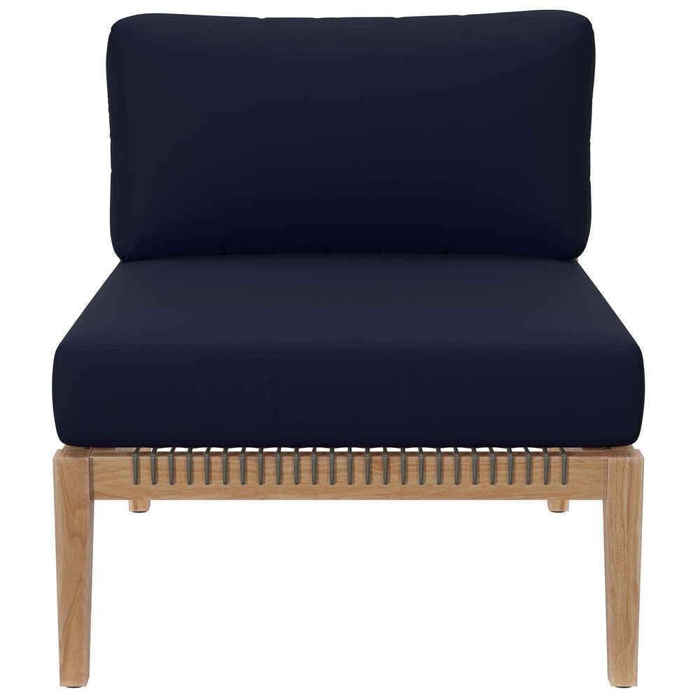 EEI-6120 Clearwater Outdoor Patio Teak Wood Sofa by Modway
