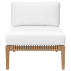 EEI-6120 Clearwater Outdoor Patio Teak Wood Sofa by Modway