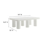 EEI-7072-WHI Cleo 54" Rectangular Coffee Table by Modway