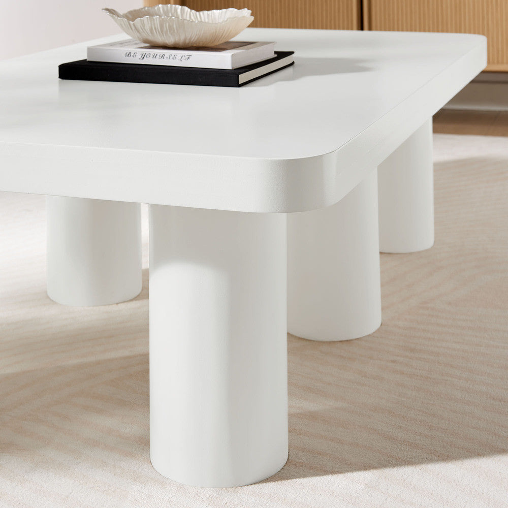 EEI-7072-WHI Cleo 54" Rectangular Coffee Table by Modway