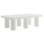 Modway EEI-7072-WHI Cleo 54" Rectangular Coffee Table White