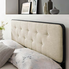 Modway Collins Tufted Fabric and Wood Full Headboard by Modway-MOD-6233