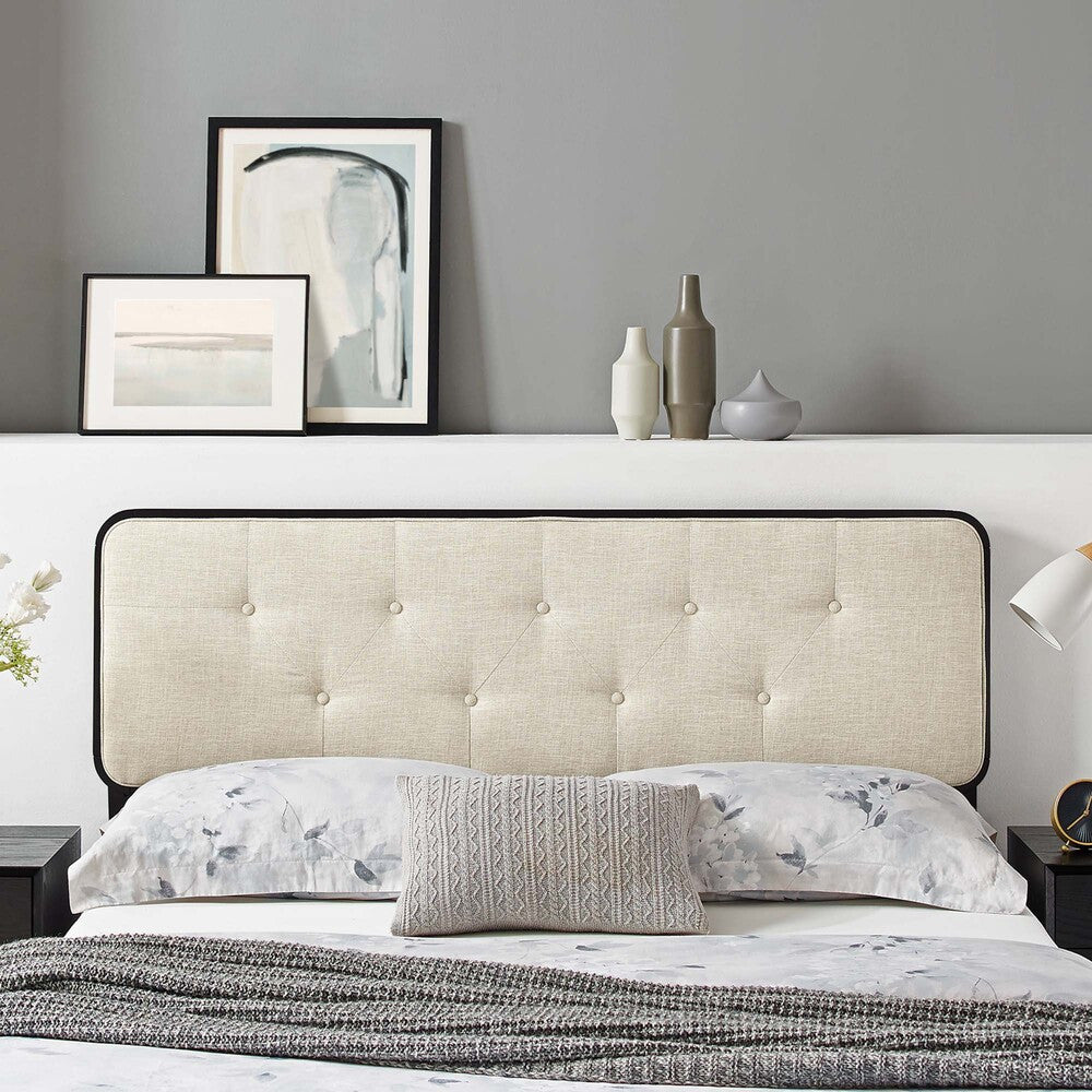 Modway Collins Tufted Fabric and Wood Full Headboard by Modway-MOD-6233