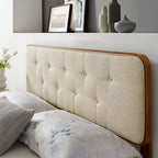 Modway Collins Tufted Fabric and Wood Full Headboard by Modway-MOD-6233