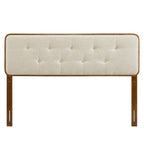 Modway Collins Tufted Fabric and Wood King Headboard by Modway-MOD-6235