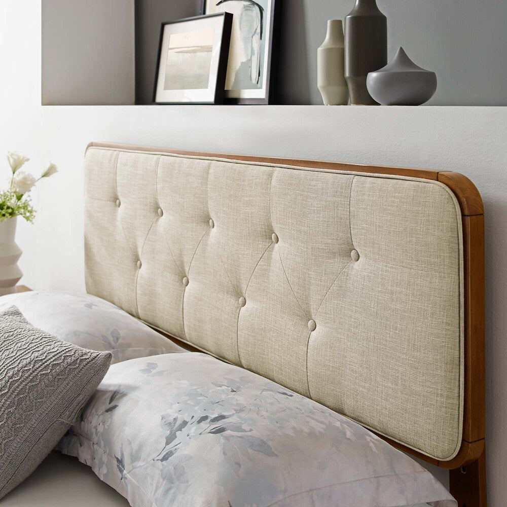 Modway Collins Tufted Fabric and Wood Twin Headboard by Modway-MOD-6232