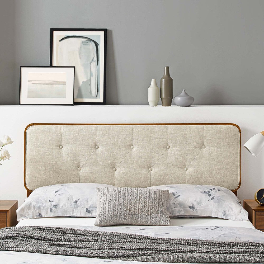 Modway Collins Tufted Fabric and Wood Twin Headboard by Modway-MOD-6232