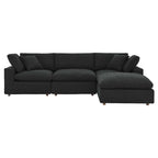 EEI-6363 Commix 4-Piece Down Filled Overstuffed Boucle Fabric Sectional Sofa by Modway