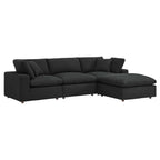EEI-6363 Commix 4-Piece Down Filled Overstuffed Boucle Fabric Sectional Sofa by Modway