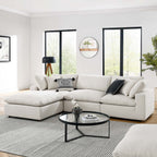 EEI-6363 Commix 4-Piece Down Filled Overstuffed Boucle Fabric Sectional Sofa by Modway