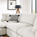 EEI-6363 Commix 4-Piece Down Filled Overstuffed Boucle Fabric Sectional Sofa by Modway