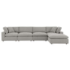 EEI-6365 Commix 5-Piece Down Filled Overstuffed Boucle Fabric Sectional Sofa by Modway