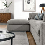 EEI-6365 Commix 5-Piece Down Filled Overstuffed Boucle Fabric Sectional Sofa by Modway
